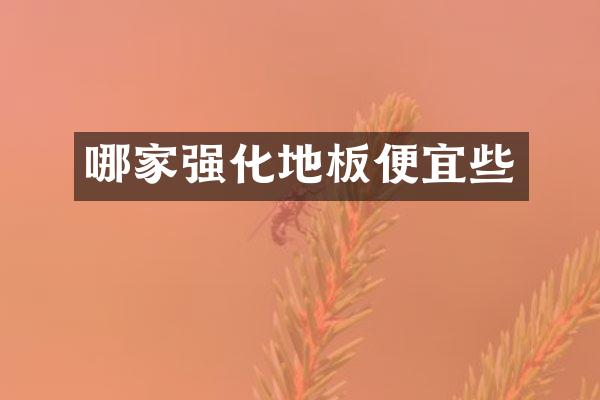 哪家强化地板便宜些