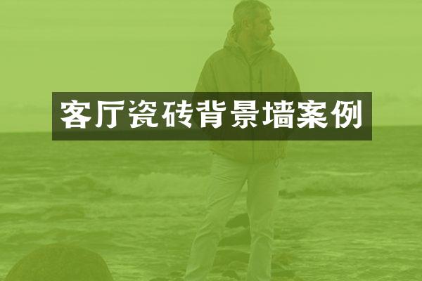 客厅瓷砖背景墙案例