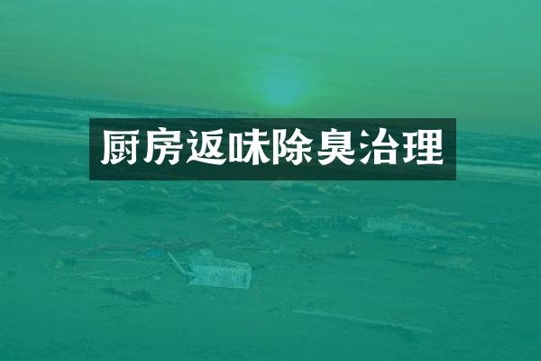 厨房返味除臭治理