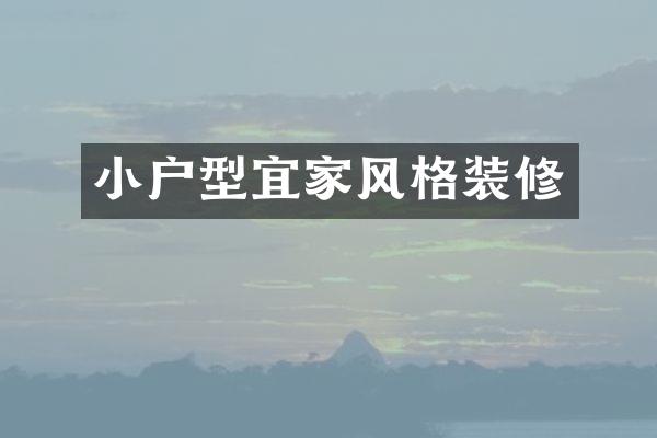 小户型宜家风格装修
