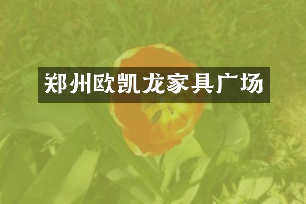 郑州欧凯龙家具广场