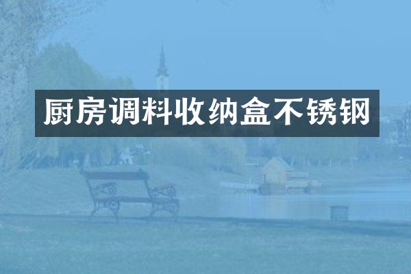 厨房调料收纳盒不锈钢
