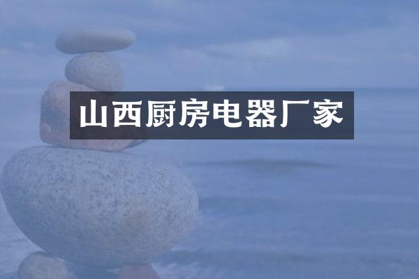 山西厨房电器厂家