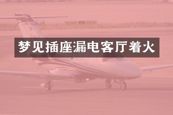 梦见插座漏电客厅着火