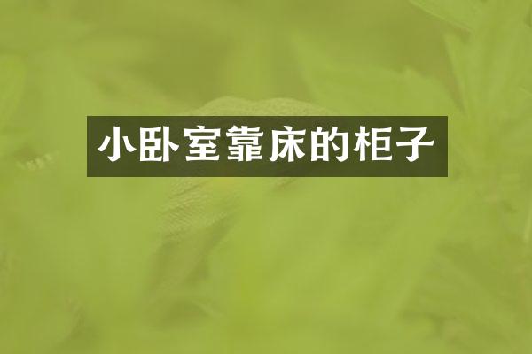 小卧室靠床的柜子