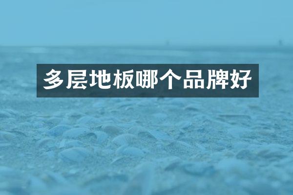 多层地板哪个品牌好