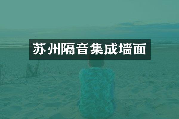 苏州隔音集成墙面