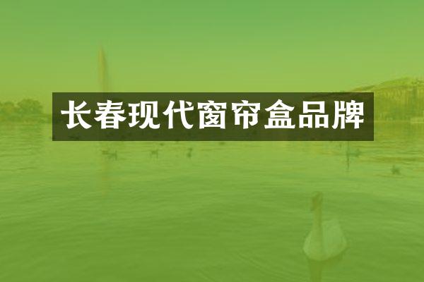 长春现代窗帘盒品牌
