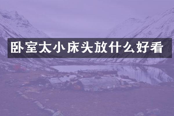 卧室太小床头放什么好看