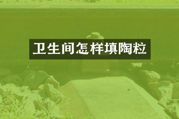 卫生间怎样填陶粒