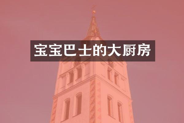 宝宝巴士的大厨房