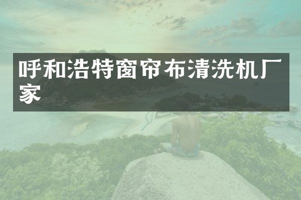 呼和浩特窗帘布清洗机厂家