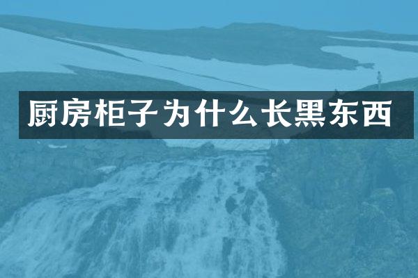 厨房柜子为什么长黑东西