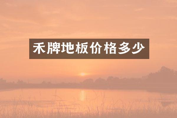 禾牌地板价格多少