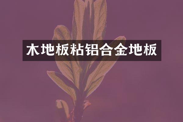 木地板粘铝合金地板