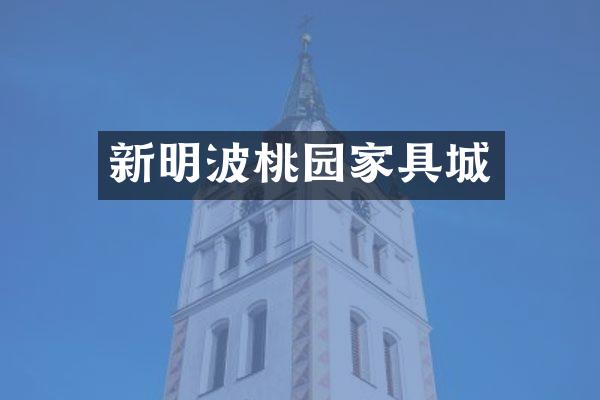 新明波桃园家具城