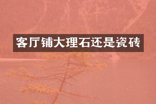 客厅铺大理石还是瓷砖
