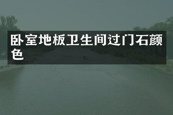 卧室地板卫生间过门石颜色