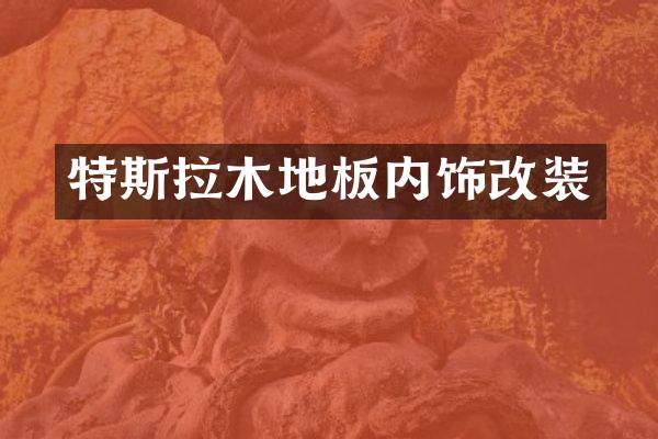 特斯拉木地板内饰改装
