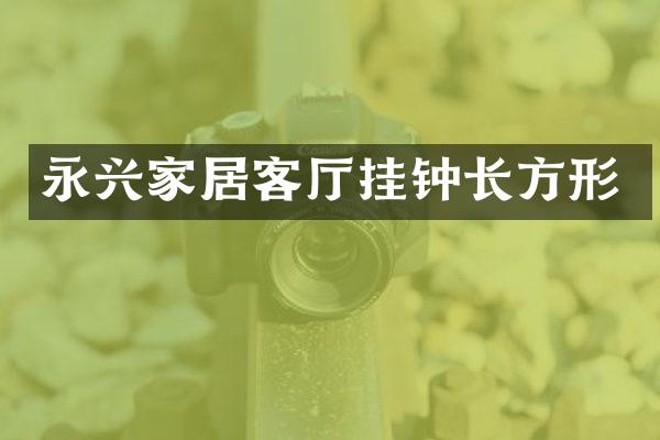 永兴家居客厅挂钟长方形