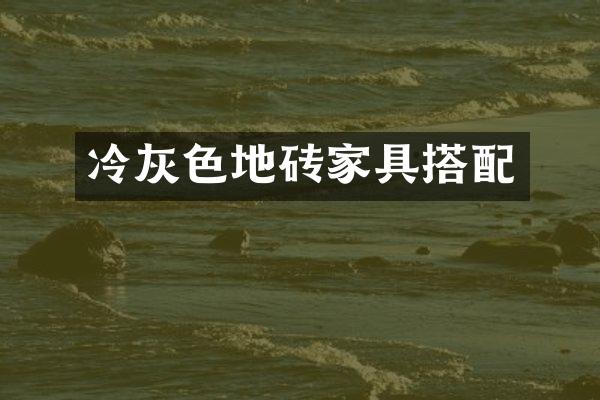 冷灰色地砖家具搭配