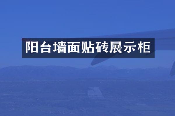阳台墙面贴砖展示柜