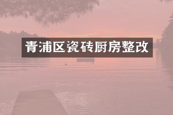 青浦区瓷砖厨房整改