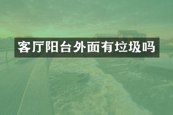 客厅阳台外面有垃圾吗