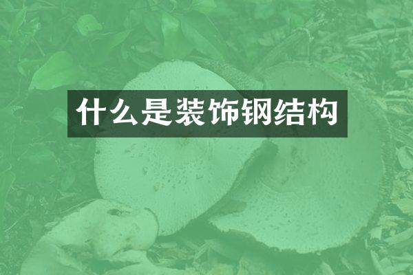 什么是装饰钢结构