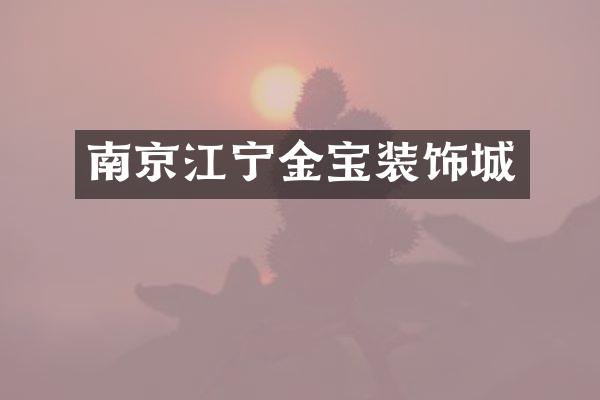 南京江宁金宝装饰城