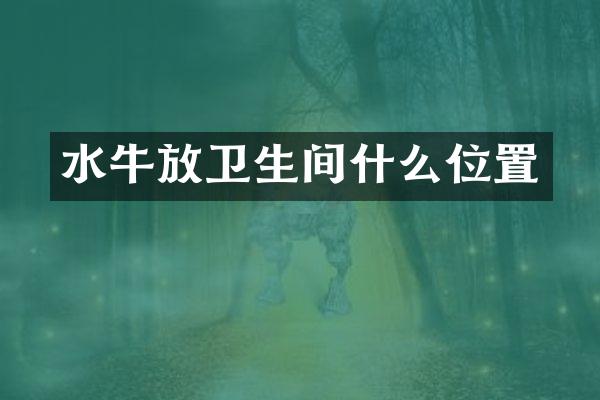 水牛放卫生间什么位置
