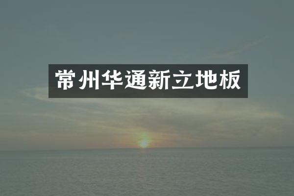 常州华通新立地板