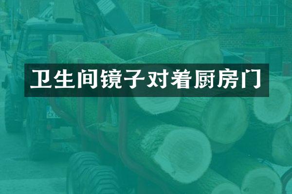 卫生间镜子对着厨房门