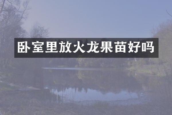 卧室里放火龙果苗好吗