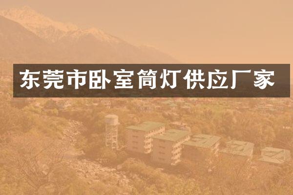 东莞市卧室筒灯供应厂家