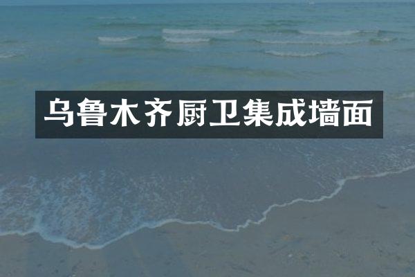 乌鲁木齐厨卫集成墙面