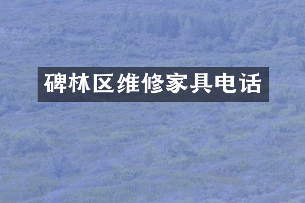 碑林区维修家具电话
