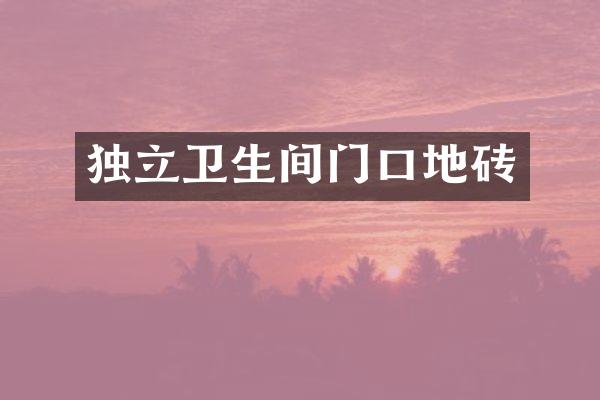 独立卫生间门口地砖