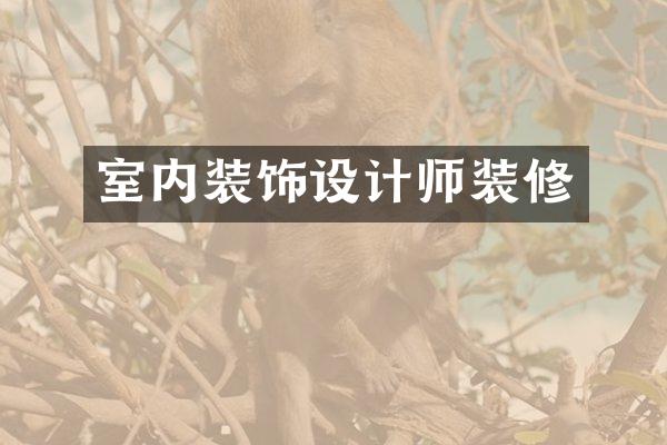 室内装饰设计师装修