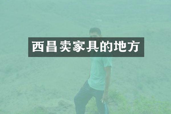 西昌卖家具的地方