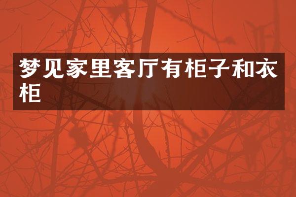 梦见家里客厅有柜子和衣柜