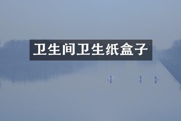 卫生间卫生纸盒子