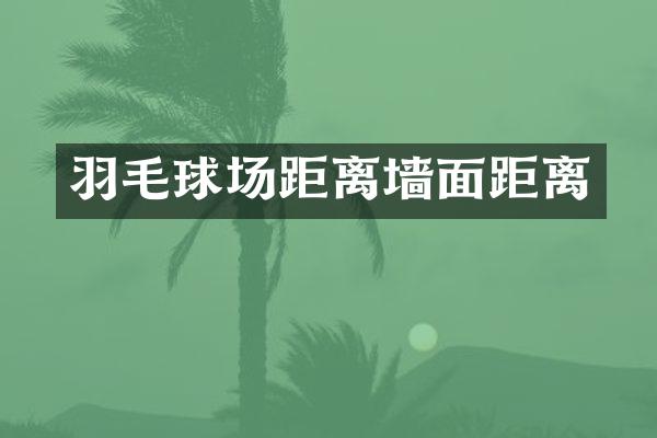羽毛球场距离墙面距离