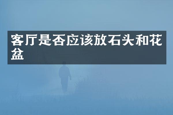 客厅是否应该放石头和花盆