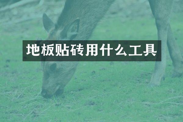 地板贴砖用什么工具