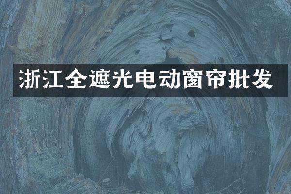 浙江全遮光电动窗帘批发