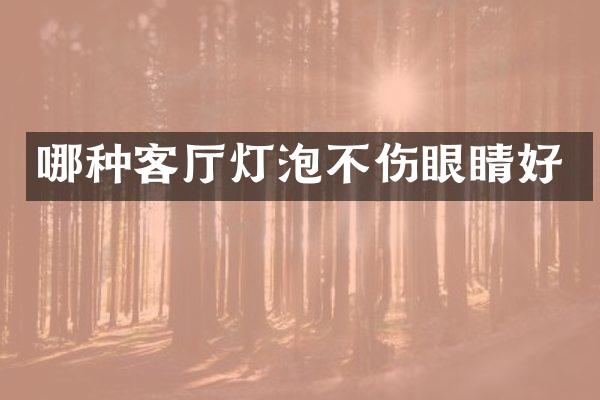 哪种客厅灯泡不伤眼睛好