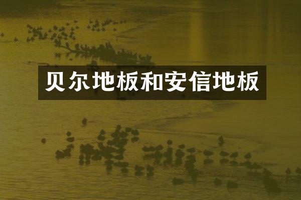 贝尔地板和安信地板