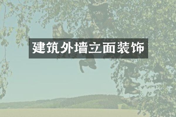建筑外墙立面装饰