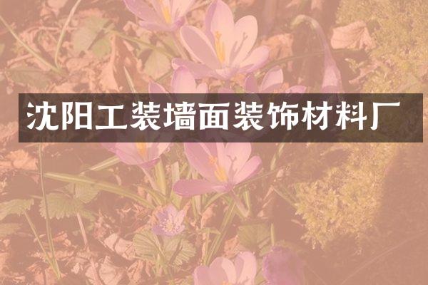 沈阳工装墙面装饰材料厂